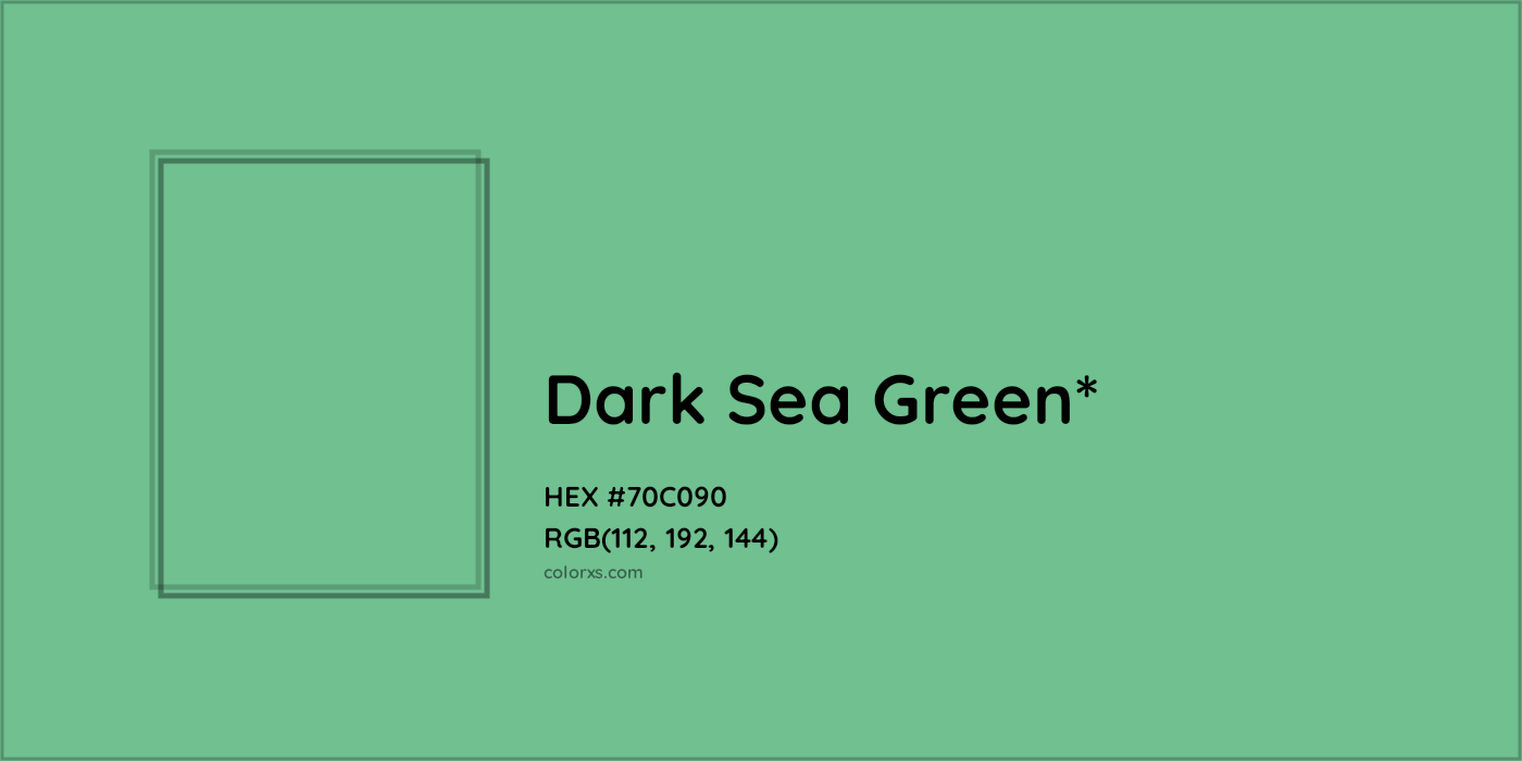 HEX #70C090 Color Name, Color Code, Palettes, Similar Paints, Images