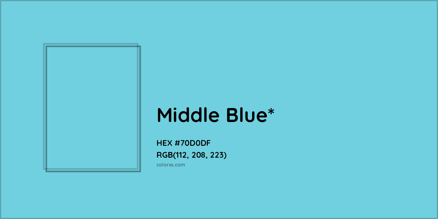 HEX #70D0DF Color Name, Color Code, Palettes, Similar Paints, Images
