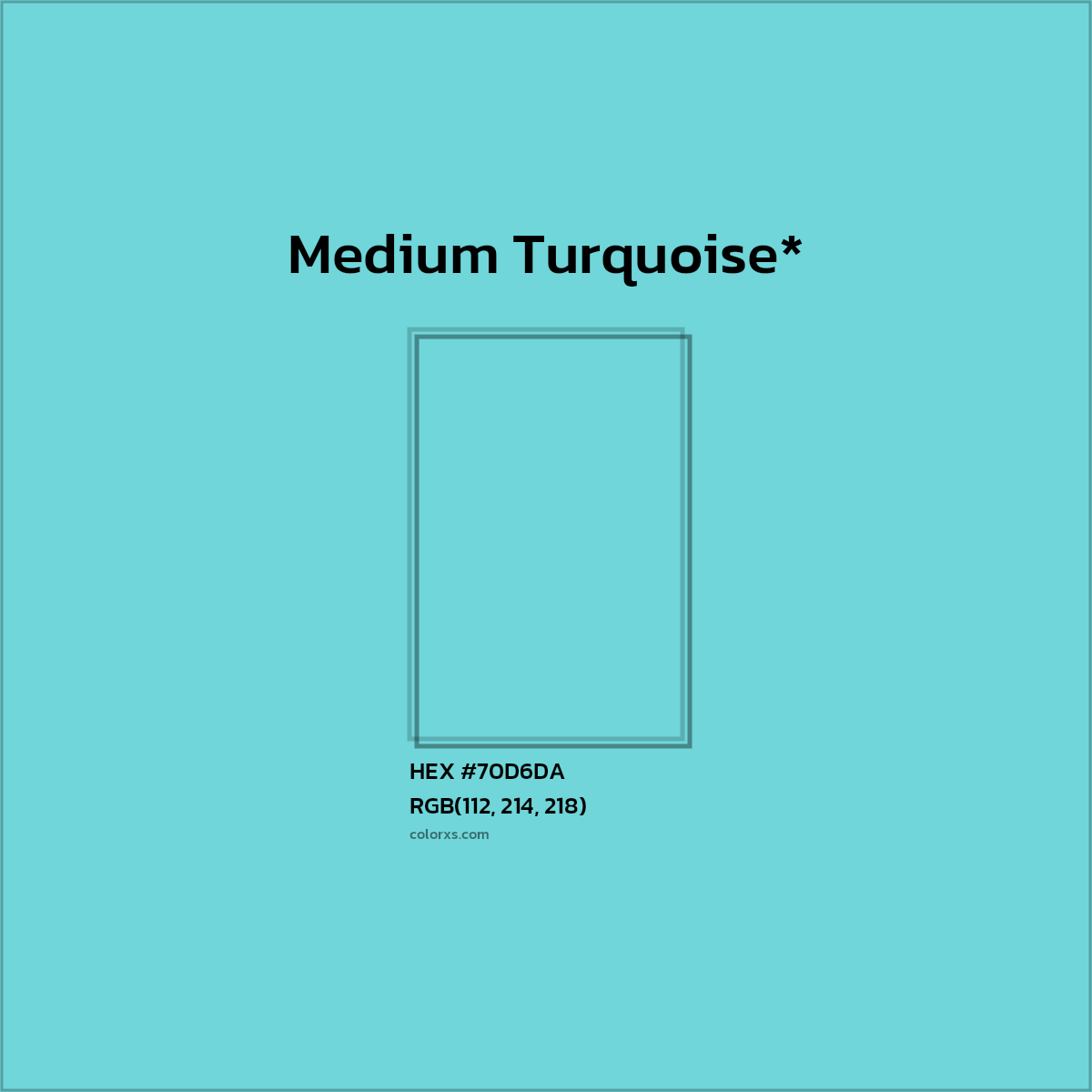 HEX #70D6DA Color Name, Color Code, Palettes, Similar Paints, Images
