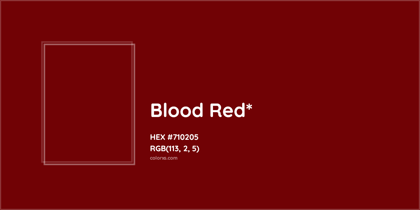 HEX #710205 Color Name, Color Code, Palettes, Similar Paints, Images