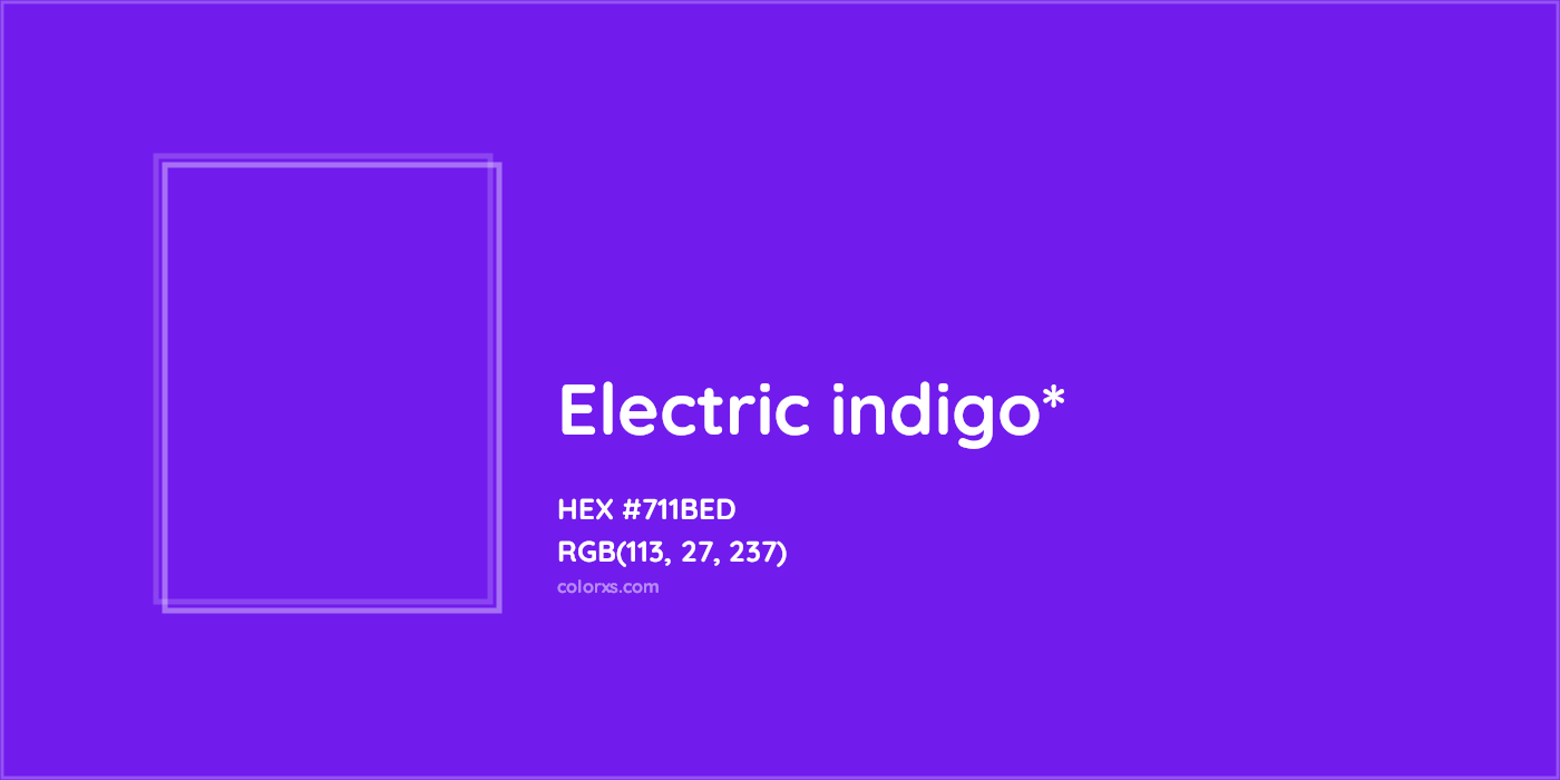 HEX #711BED Color Name, Color Code, Palettes, Similar Paints, Images