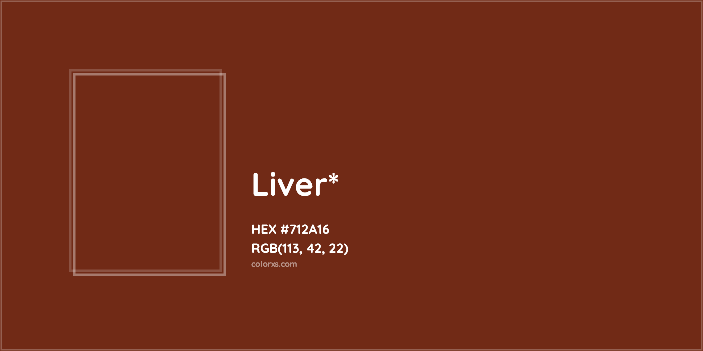 HEX #712A16 Color Name, Color Code, Palettes, Similar Paints, Images