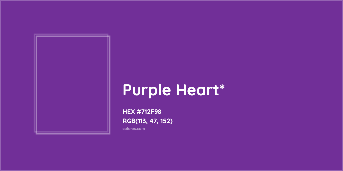HEX #712F98 Color Name, Color Code, Palettes, Similar Paints, Images