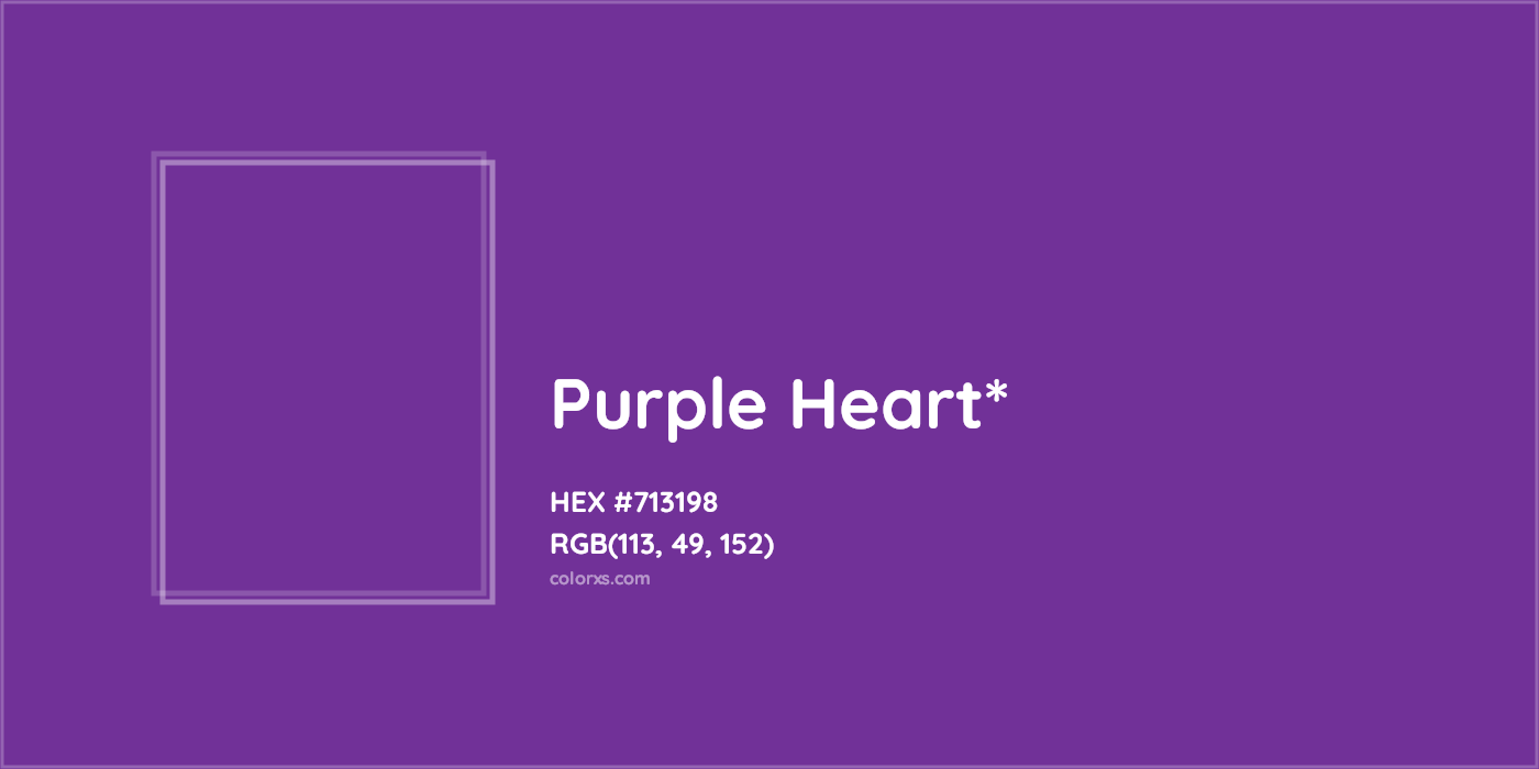 HEX #713198 Color Name, Color Code, Palettes, Similar Paints, Images