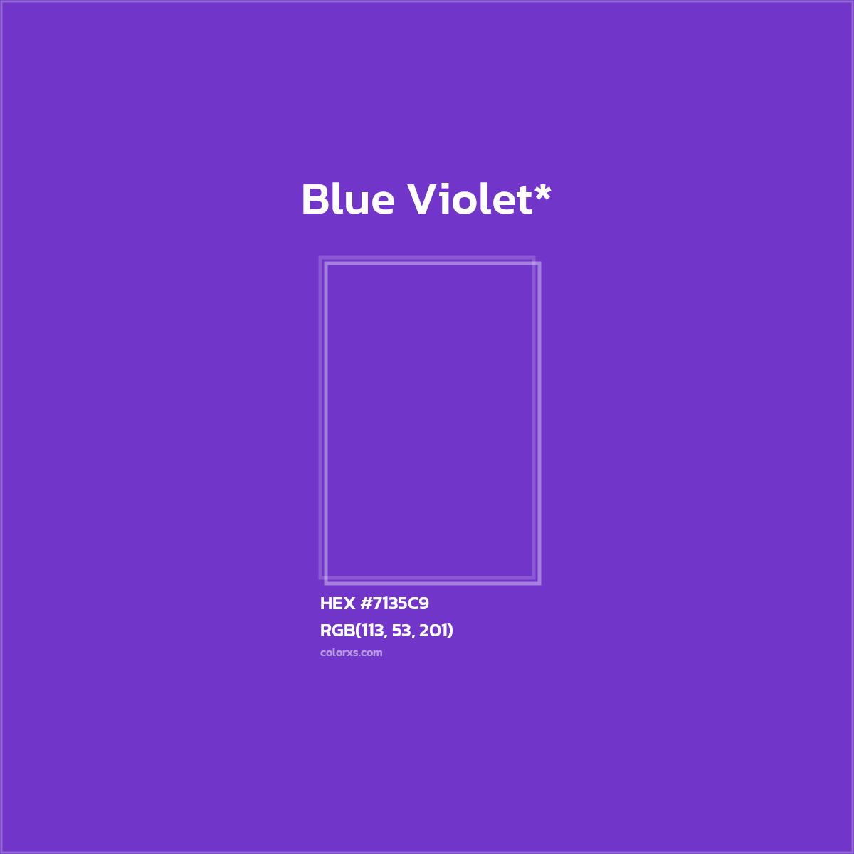 HEX #7135C9 Color Name, Color Code, Palettes, Similar Paints, Images