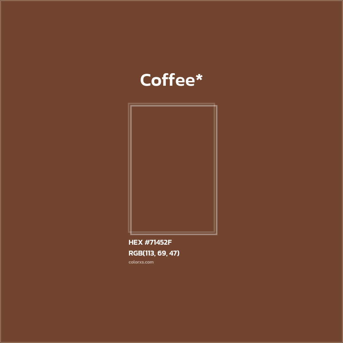 HEX #71452F Color Name, Color Code, Palettes, Similar Paints, Images