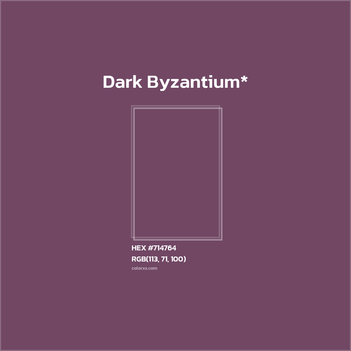 HEX #714764 Color Name, Color Code, Palettes, Similar Paints, Images