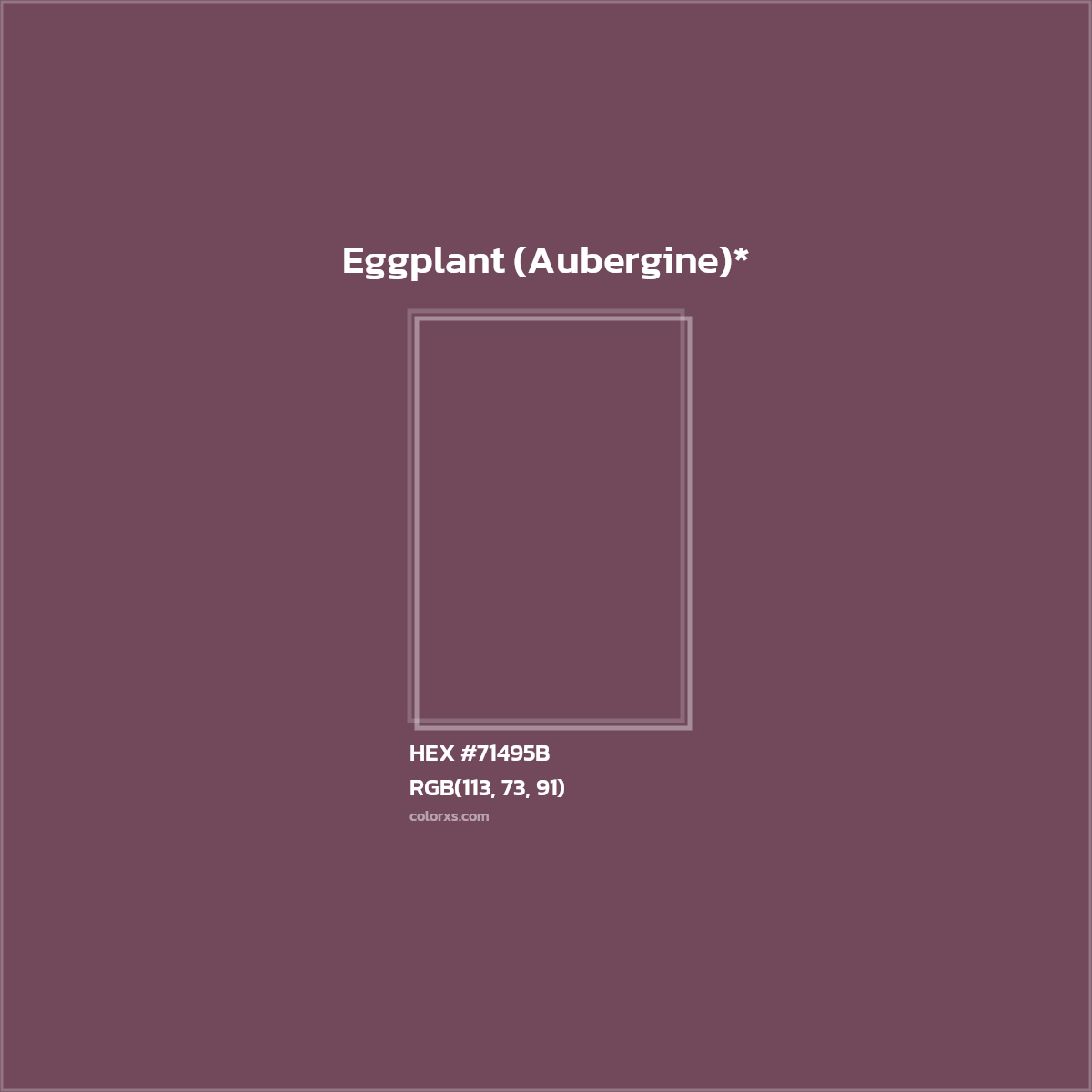 HEX #71495B Color Name, Color Code, Palettes, Similar Paints, Images