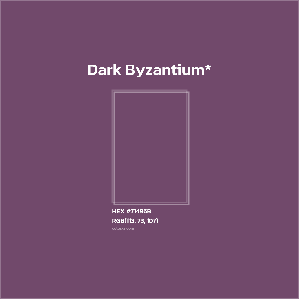 HEX #71496B Color Name, Color Code, Palettes, Similar Paints, Images