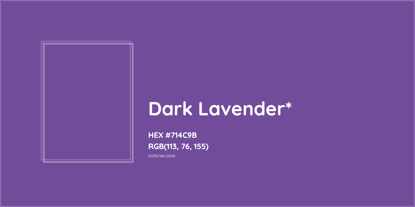 HEX #714C9B Color Name, Color Code, Palettes, Similar Paints, Images