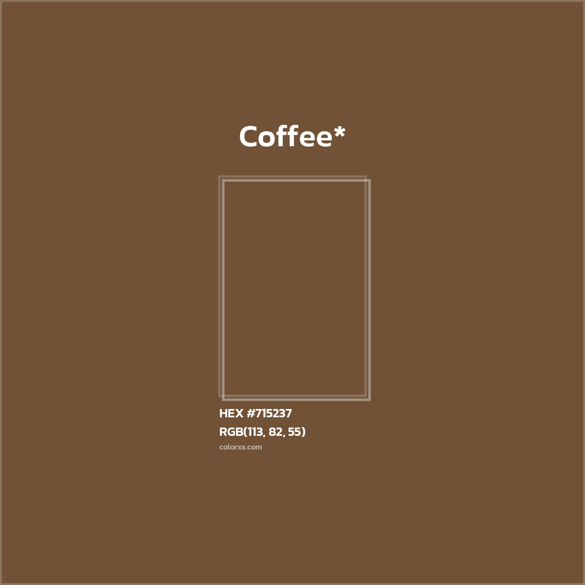 HEX #715237 Color Name, Color Code, Palettes, Similar Paints, Images