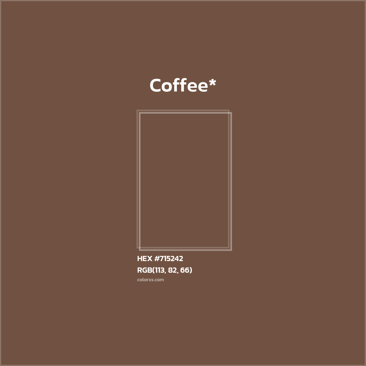 HEX #715242 Color Name, Color Code, Palettes, Similar Paints, Images