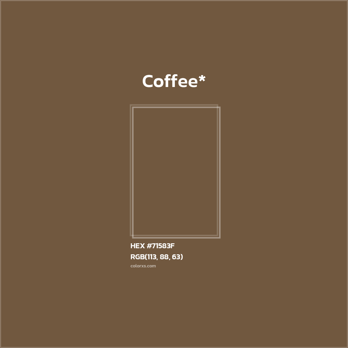 HEX #71583F Color Name, Color Code, Palettes, Similar Paints, Images