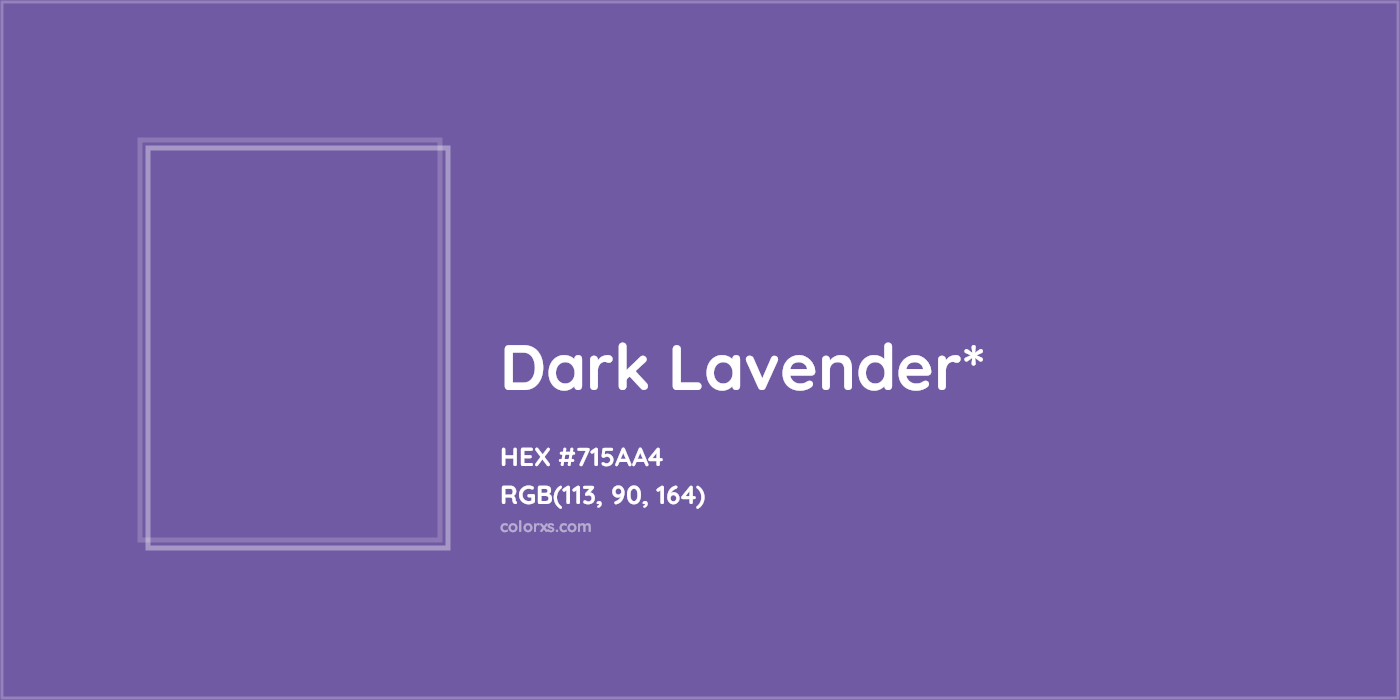 HEX #715AA4 Color Name, Color Code, Palettes, Similar Paints, Images