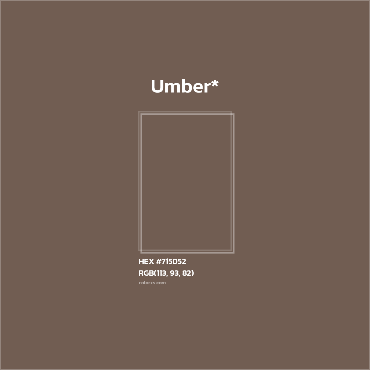 HEX #715D52 Color Name, Color Code, Palettes, Similar Paints, Images