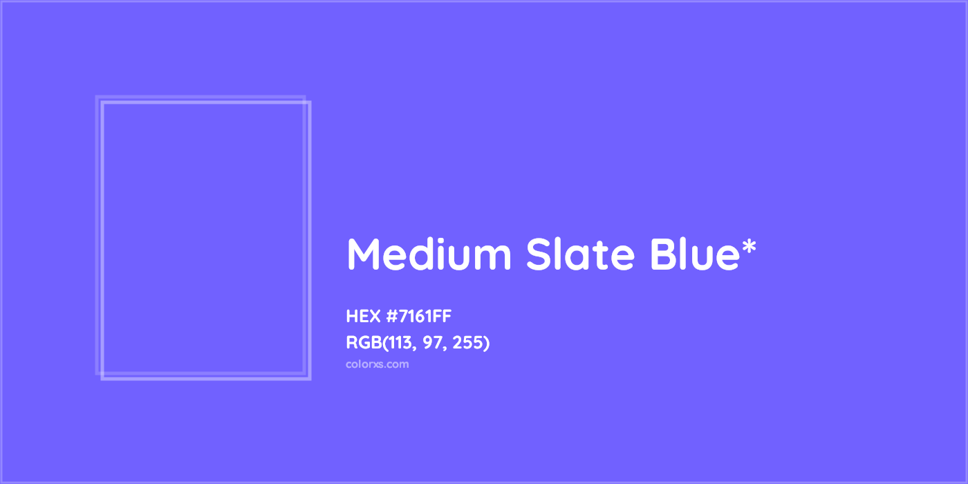 HEX #7161FF Color Name, Color Code, Palettes, Similar Paints, Images