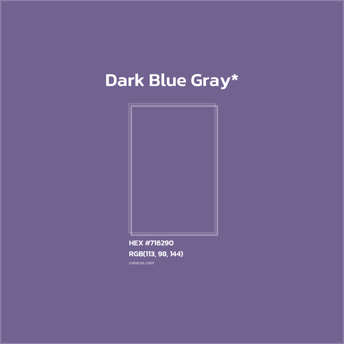 HEX #716290 Color Name, Color Code, Palettes, Similar Paints, Images