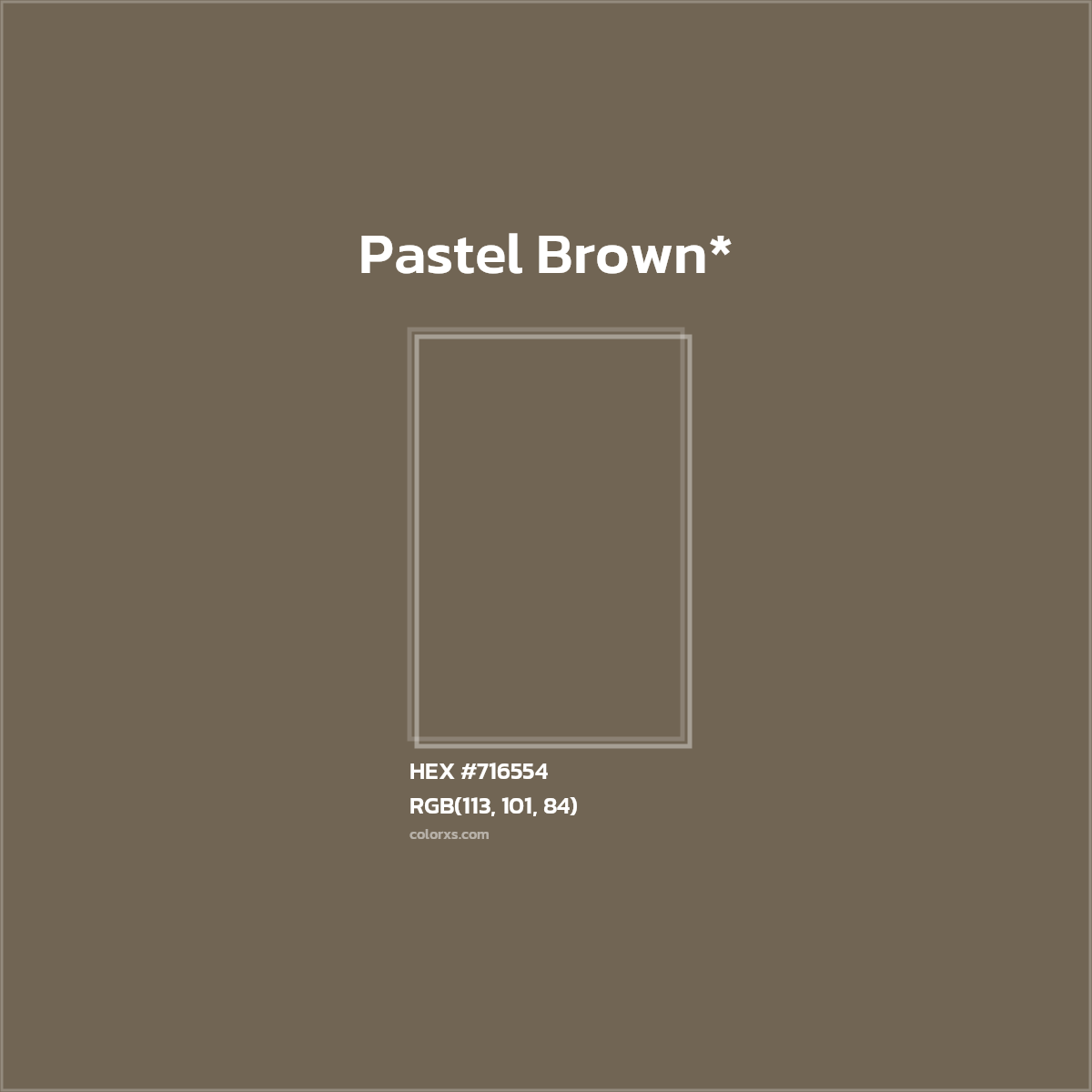 HEX #716554 Color Name, Color Code, Palettes, Similar Paints, Images