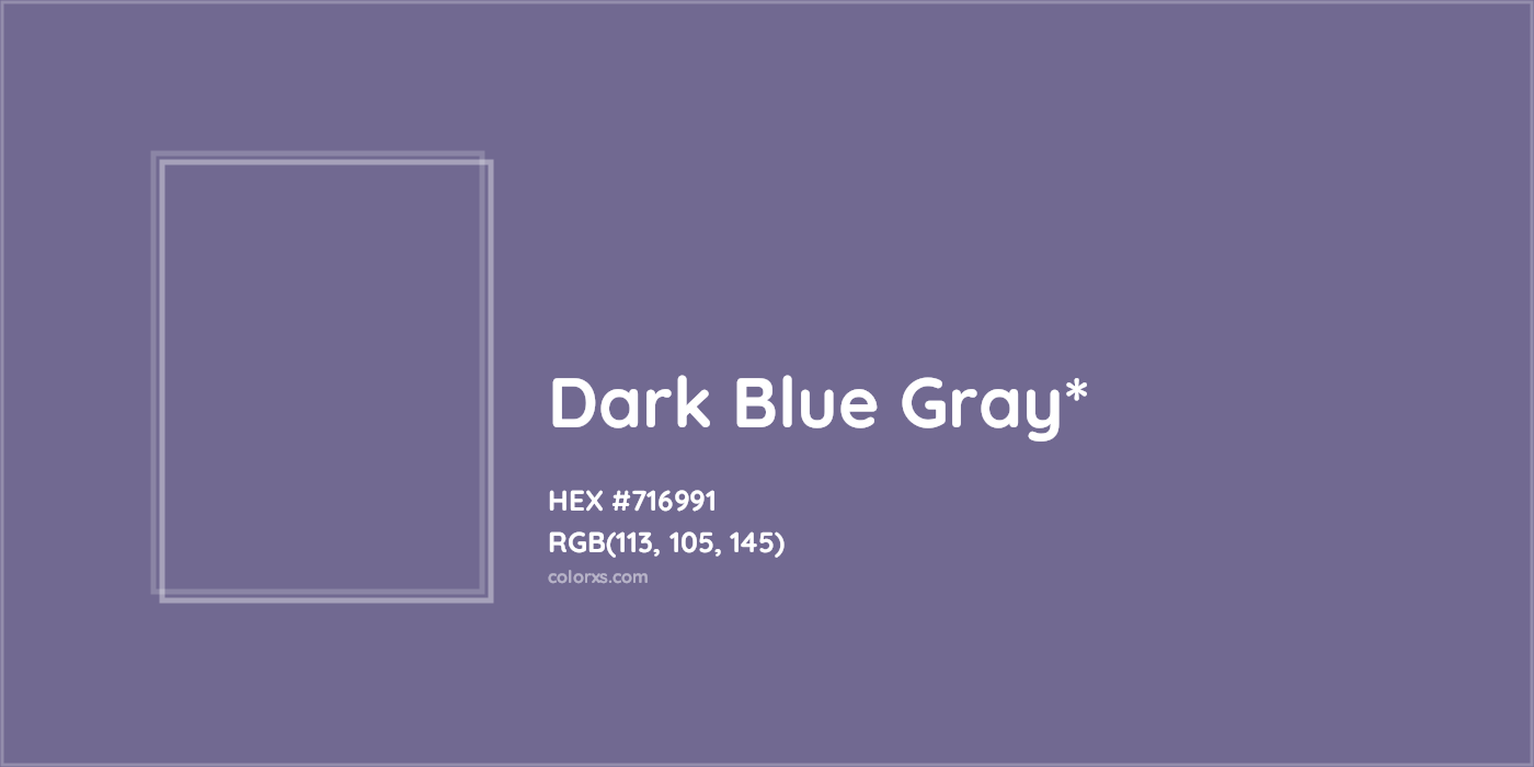 HEX #716991 Color Name, Color Code, Palettes, Similar Paints, Images
