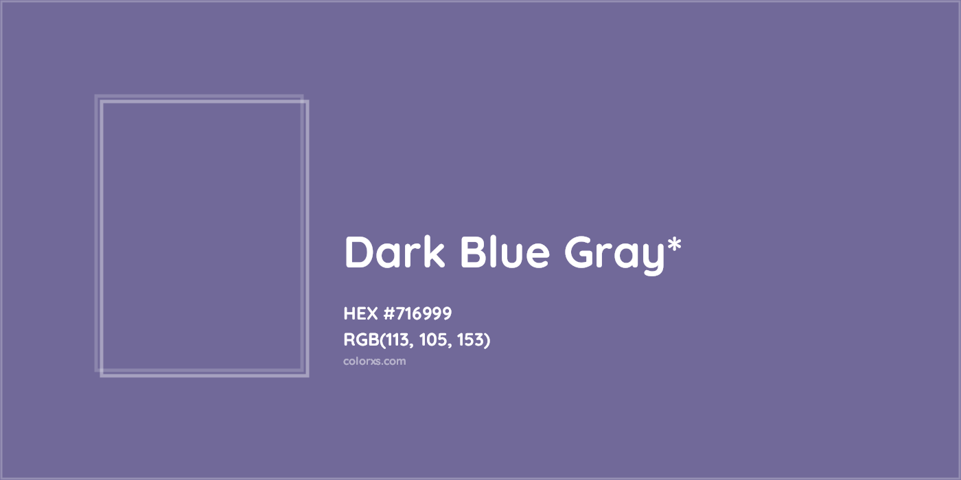HEX #716999 Color Name, Color Code, Palettes, Similar Paints, Images