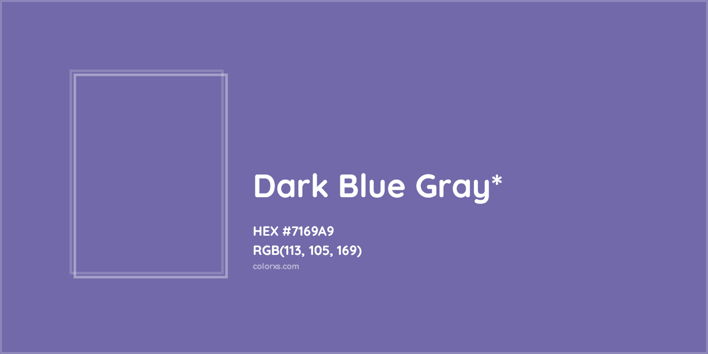 HEX #7169A9 Color Name, Color Code, Palettes, Similar Paints, Images