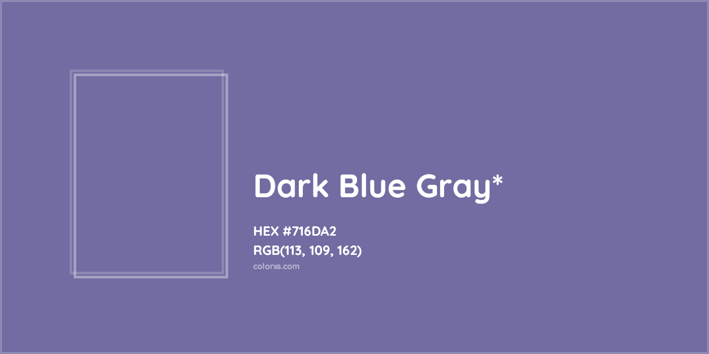 HEX #716DA2 Color Name, Color Code, Palettes, Similar Paints, Images