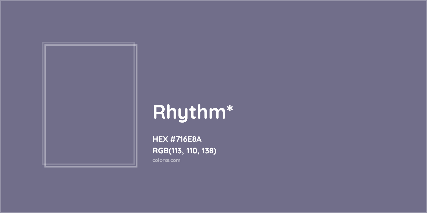 HEX #716E8A Color Name, Color Code, Palettes, Similar Paints, Images