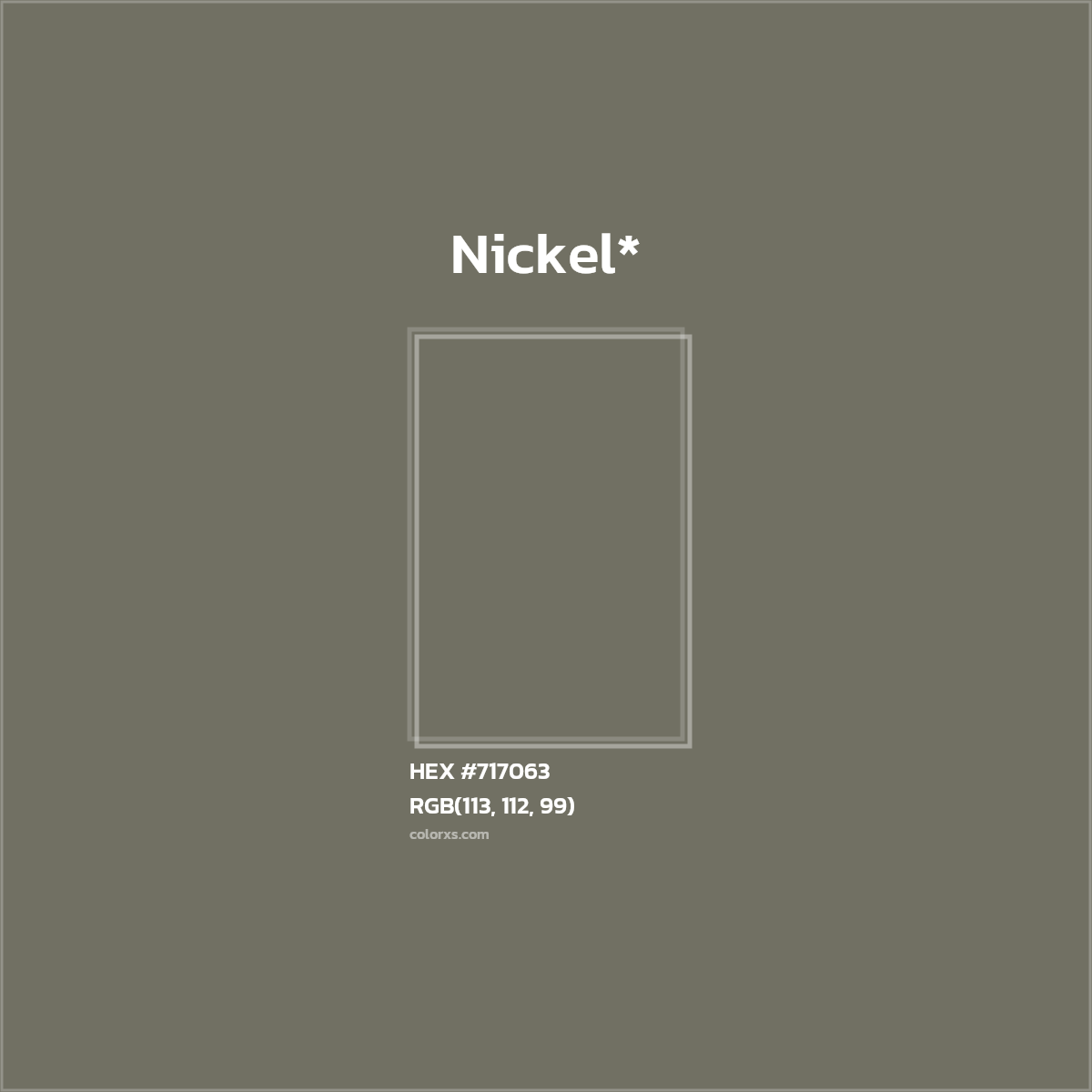 HEX #717063 Color Name, Color Code, Palettes, Similar Paints, Images
