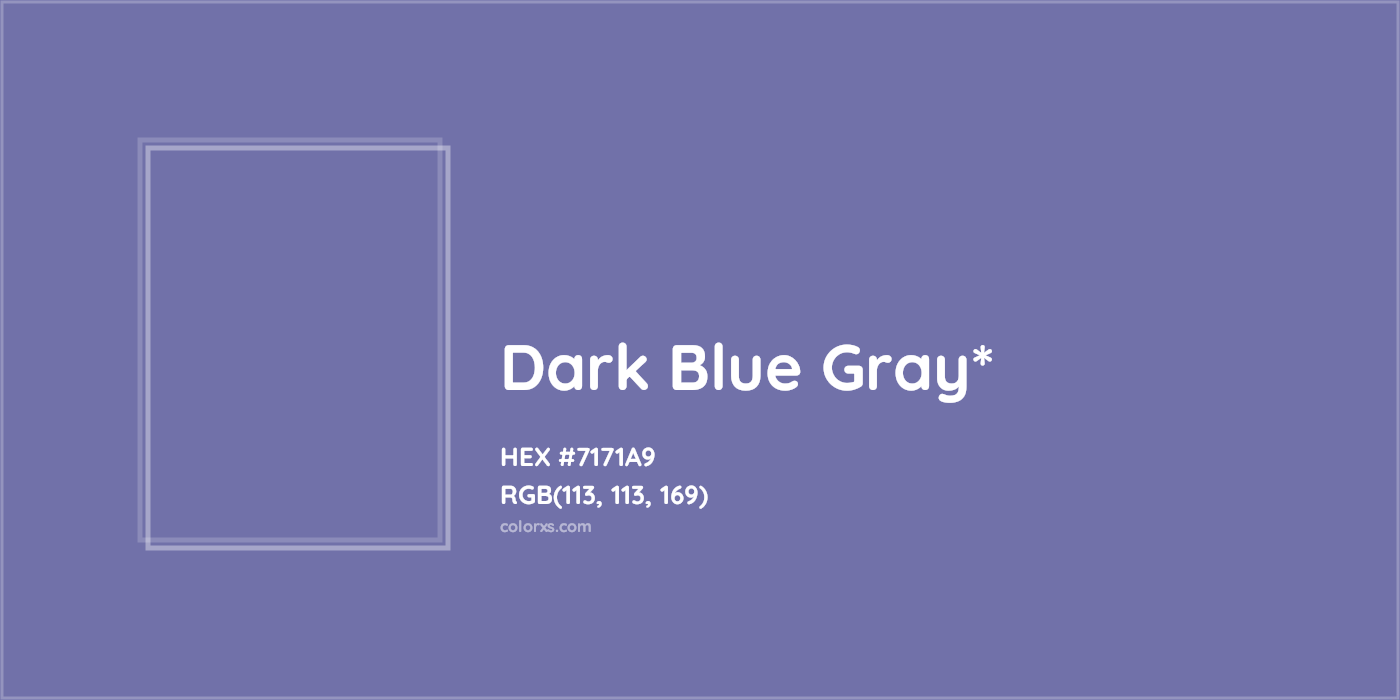 HEX #7171A9 Color Name, Color Code, Palettes, Similar Paints, Images