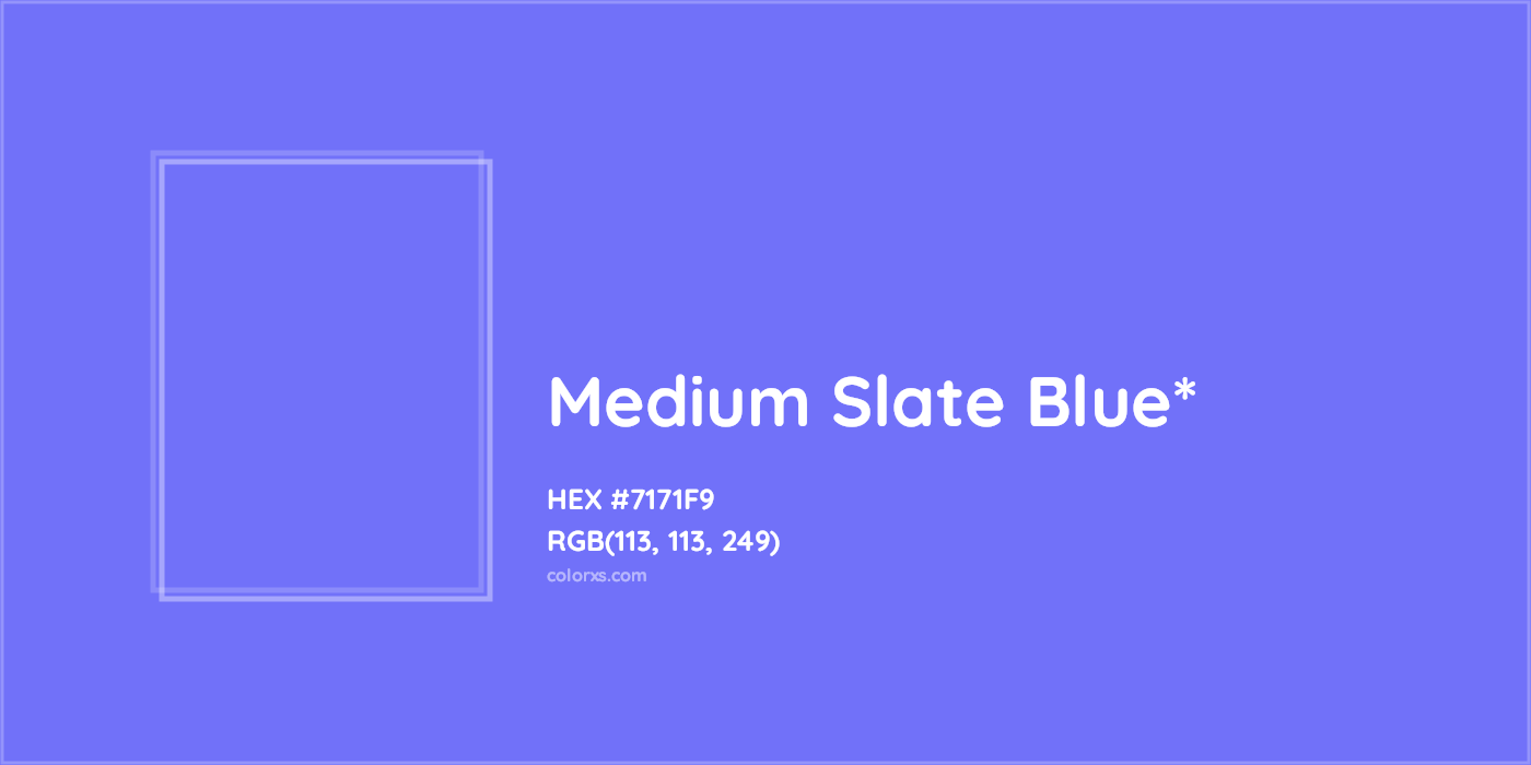 HEX #7171F9 Color Name, Color Code, Palettes, Similar Paints, Images