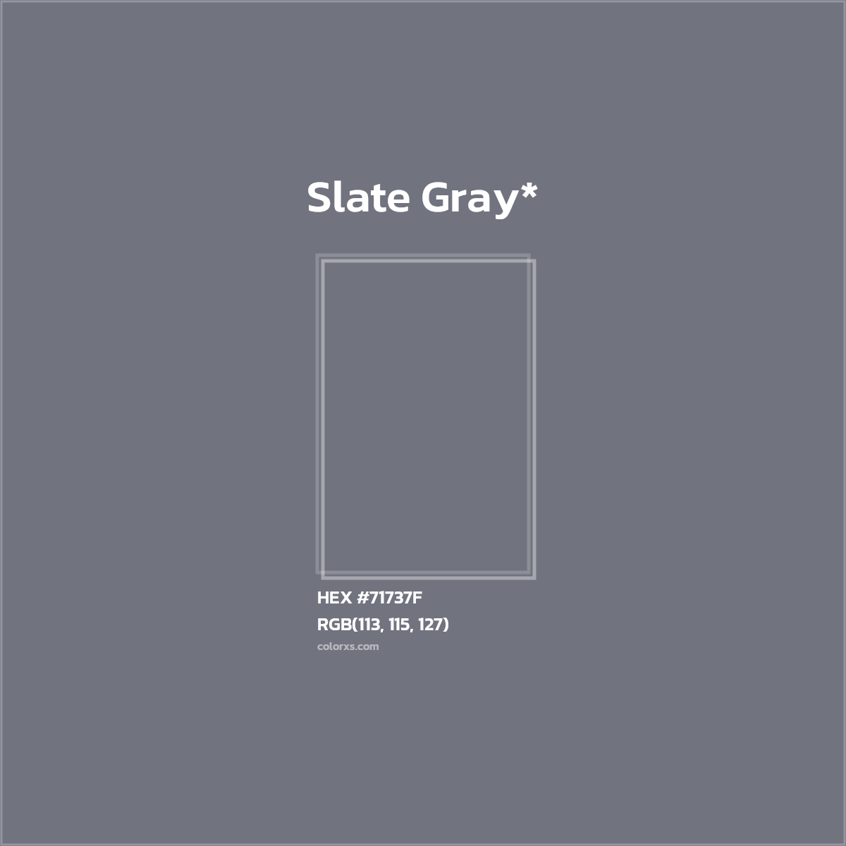 HEX #71737F Color Name, Color Code, Palettes, Similar Paints, Images