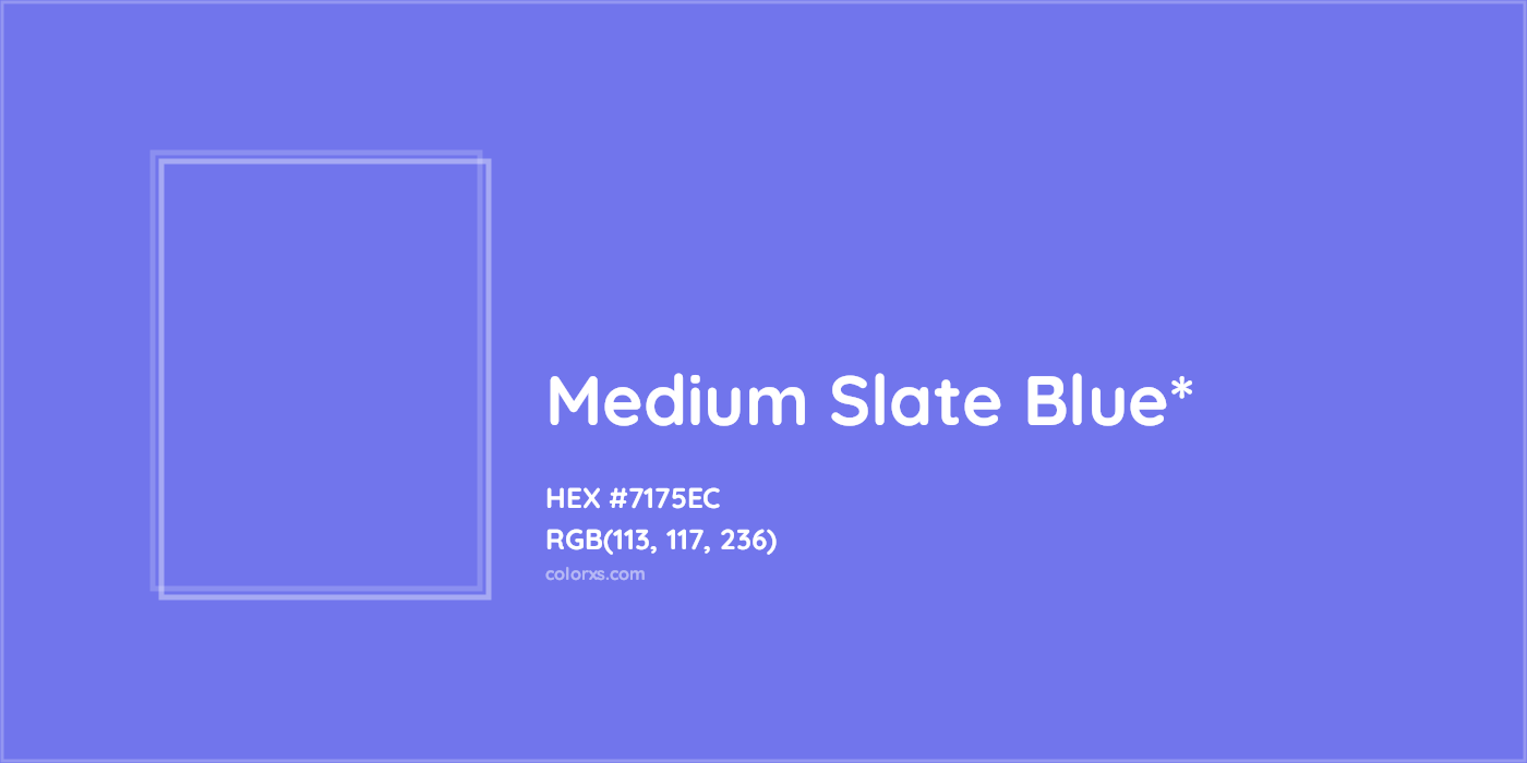 HEX #7175EC Color Name, Color Code, Palettes, Similar Paints, Images