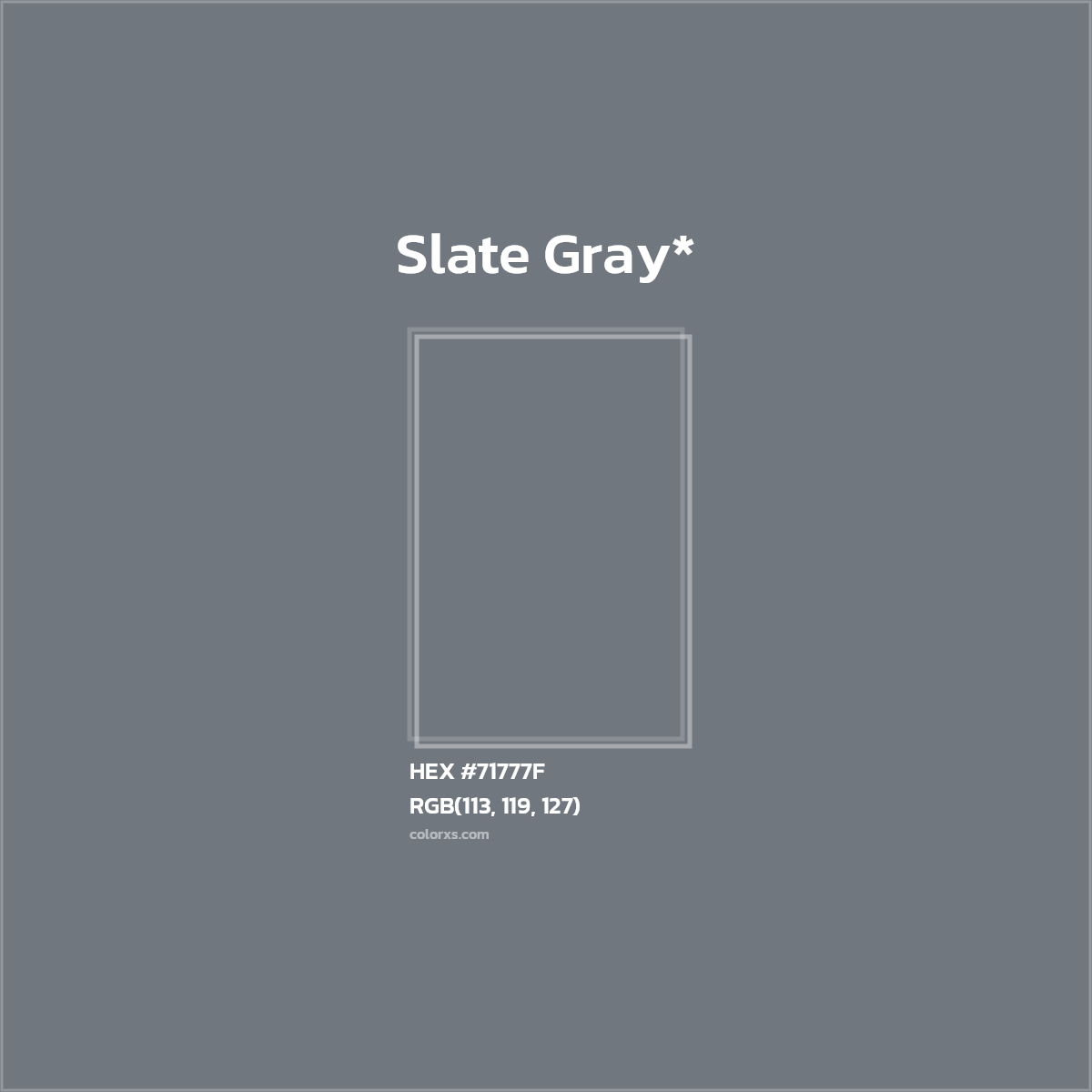 HEX #71777F Color Name, Color Code, Palettes, Similar Paints, Images
