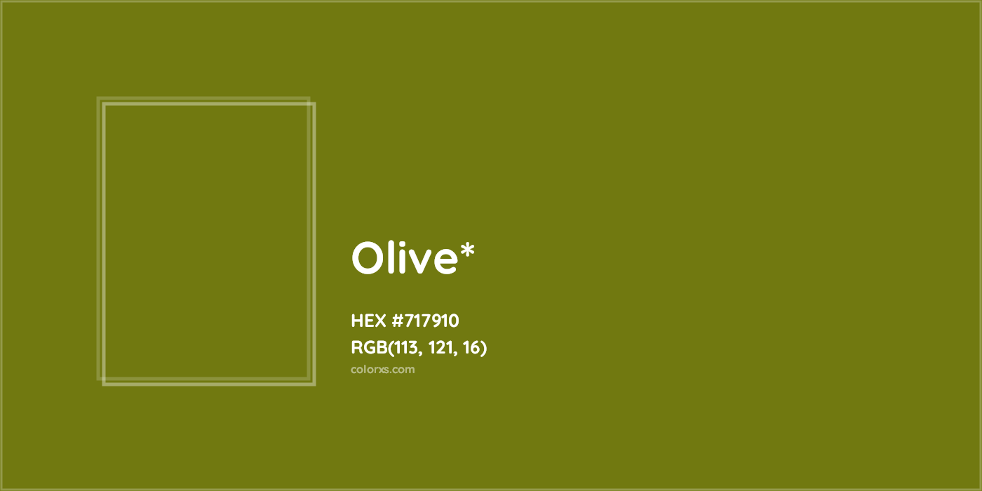 HEX #717910 Color Name, Color Code, Palettes, Similar Paints, Images