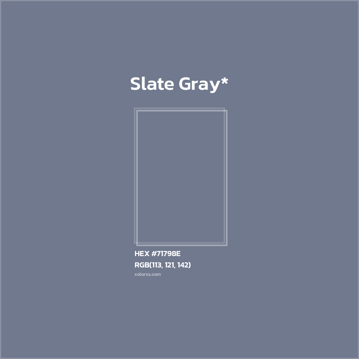 HEX #71798E Color Name, Color Code, Palettes, Similar Paints, Images