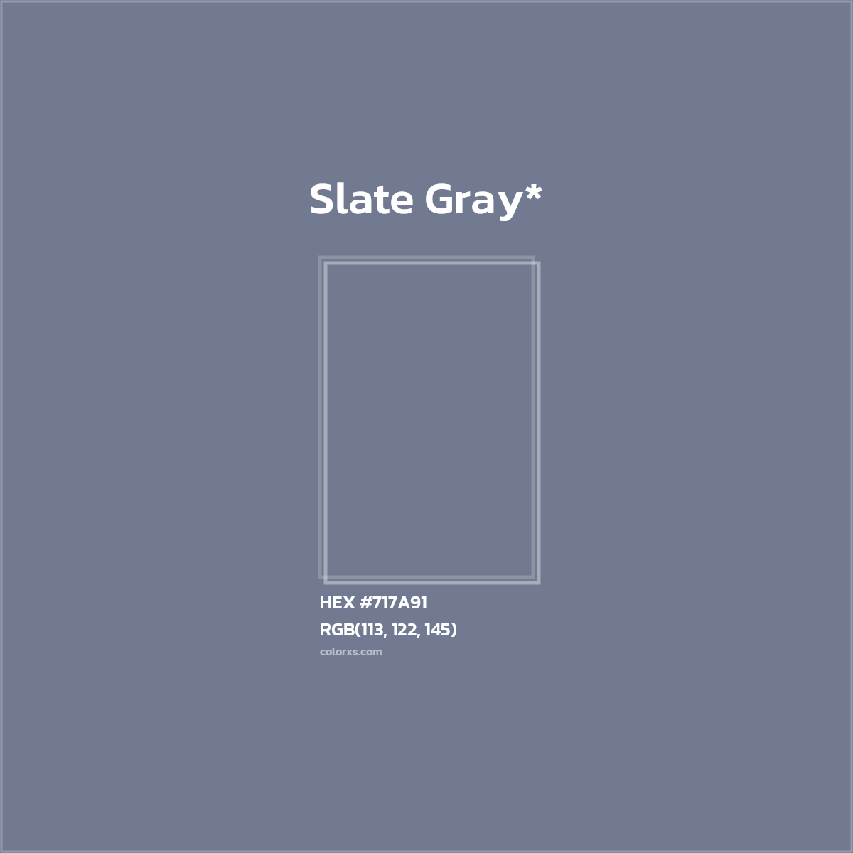HEX #717A91 Color Name, Color Code, Palettes, Similar Paints, Images