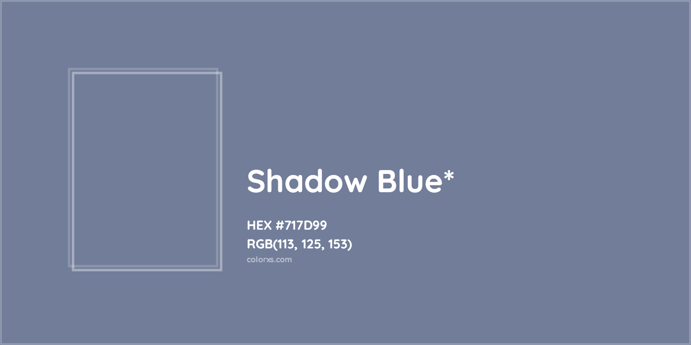 HEX #717D99 Color Name, Color Code, Palettes, Similar Paints, Images