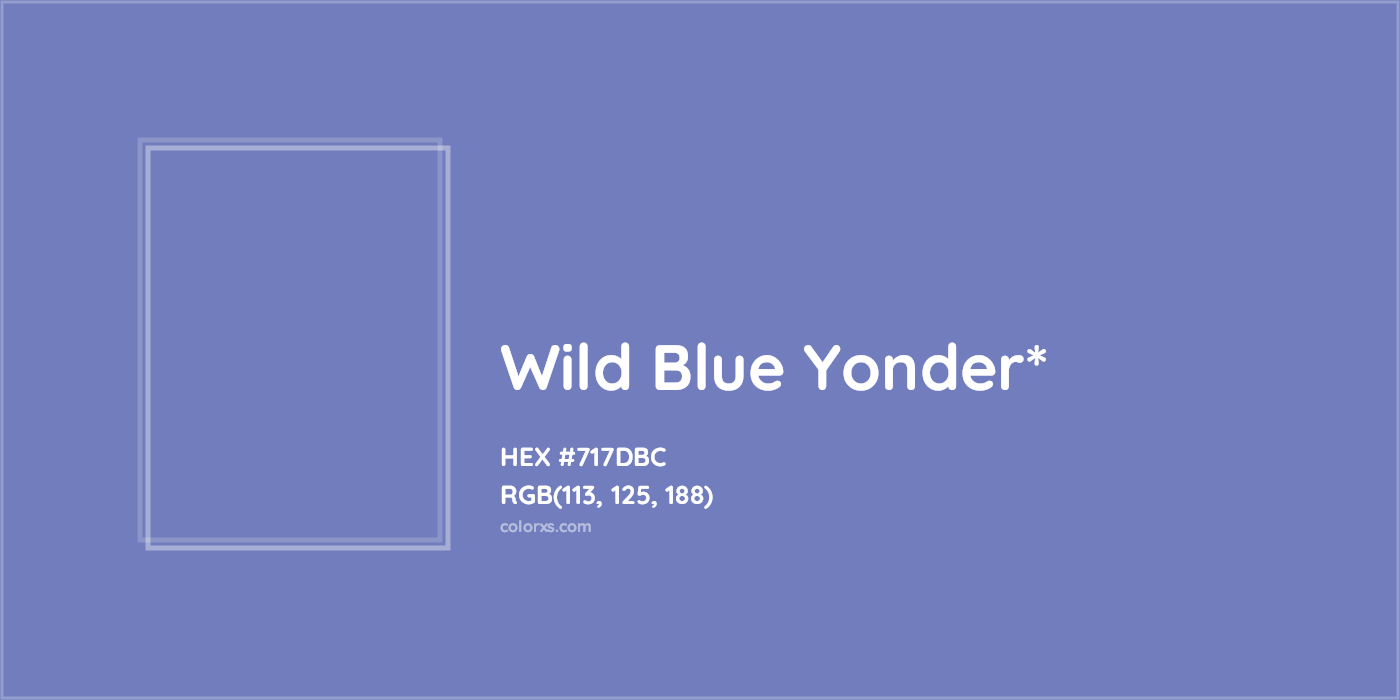 HEX #717DBC Color Name, Color Code, Palettes, Similar Paints, Images