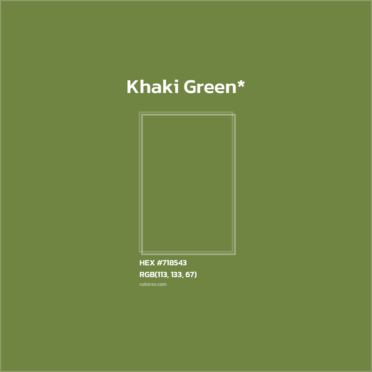 HEX #718543 Color Name, Color Code, Palettes, Similar Paints, Images