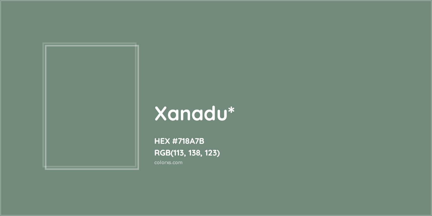 HEX #718A7B Color Name, Color Code, Palettes, Similar Paints, Images