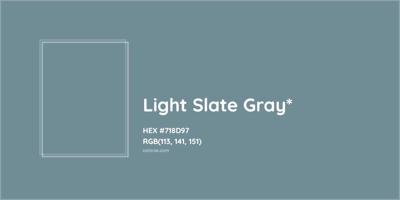 HEX #718D97 Color Name, Color Code, Palettes, Similar Paints, Images