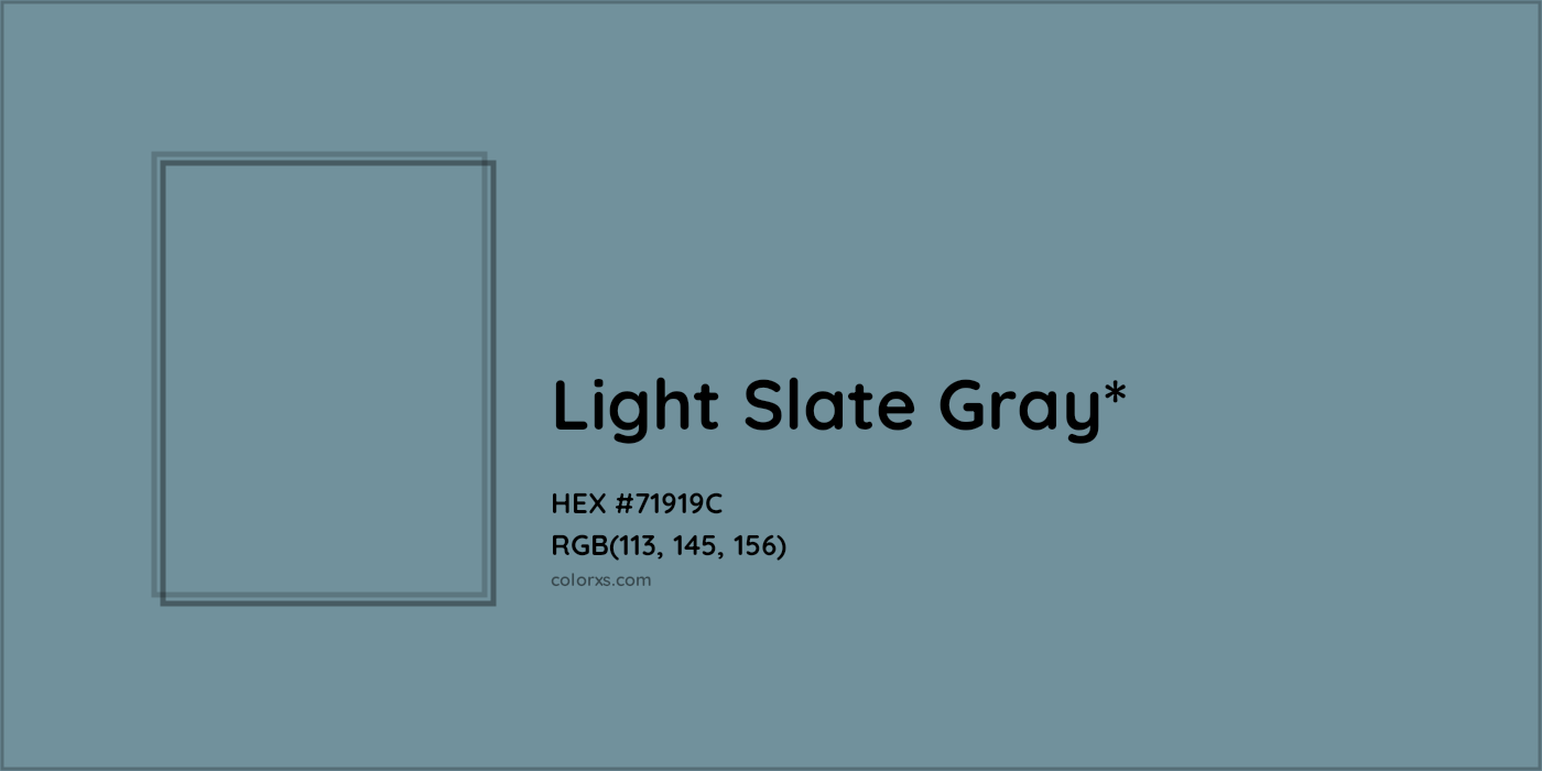 HEX #71919C Color Name, Color Code, Palettes, Similar Paints, Images