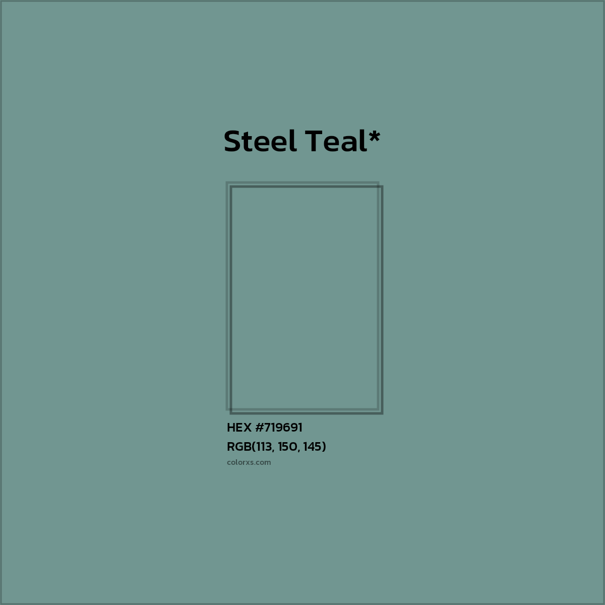 HEX #719691 Color Name, Color Code, Palettes, Similar Paints, Images