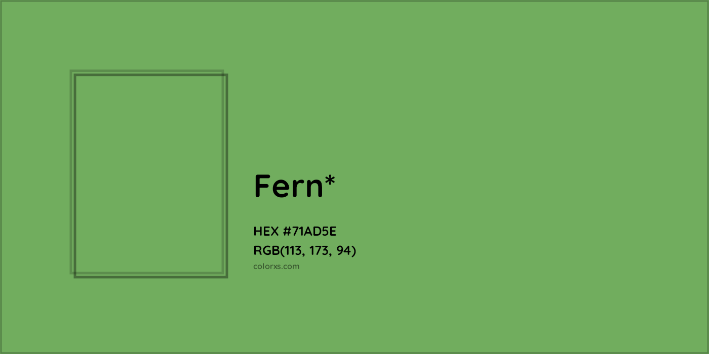 HEX #71AD5E Color Name, Color Code, Palettes, Similar Paints, Images