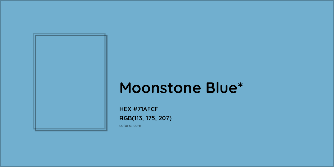 HEX #71AFCF Color Name, Color Code, Palettes, Similar Paints, Images