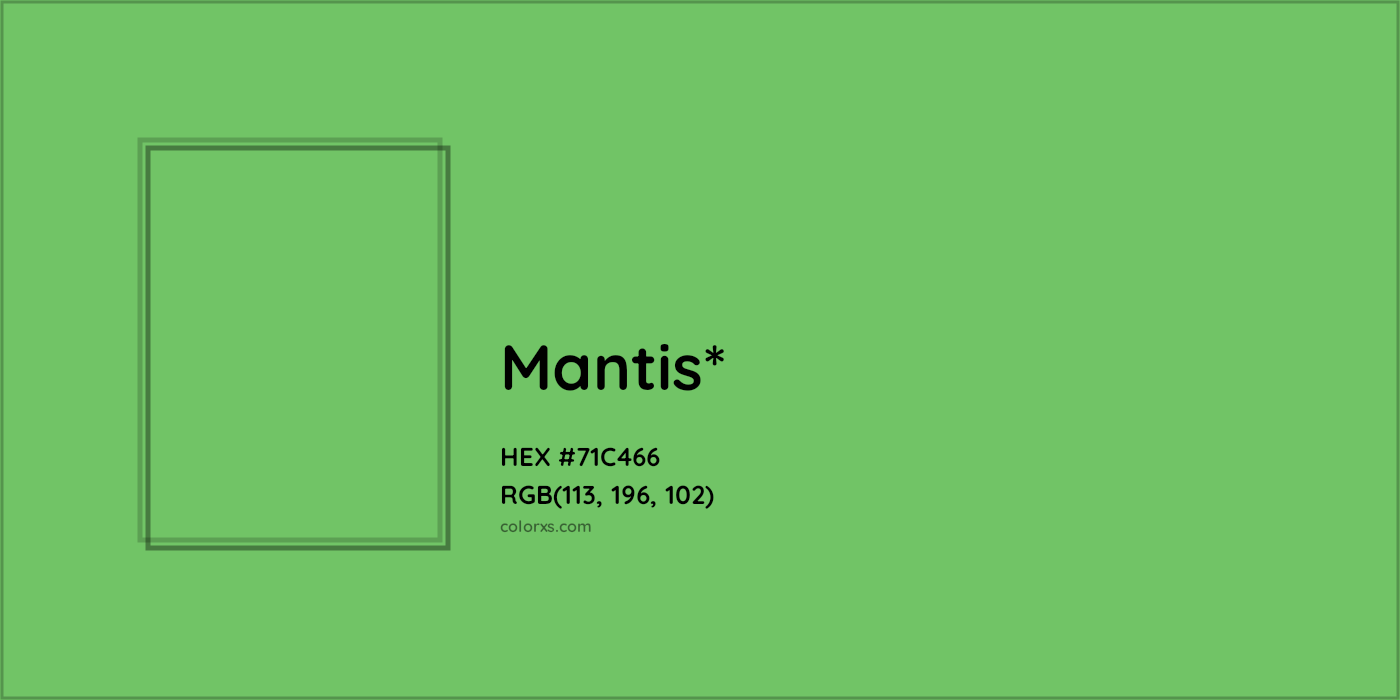 HEX #71C466 Color Name, Color Code, Palettes, Similar Paints, Images
