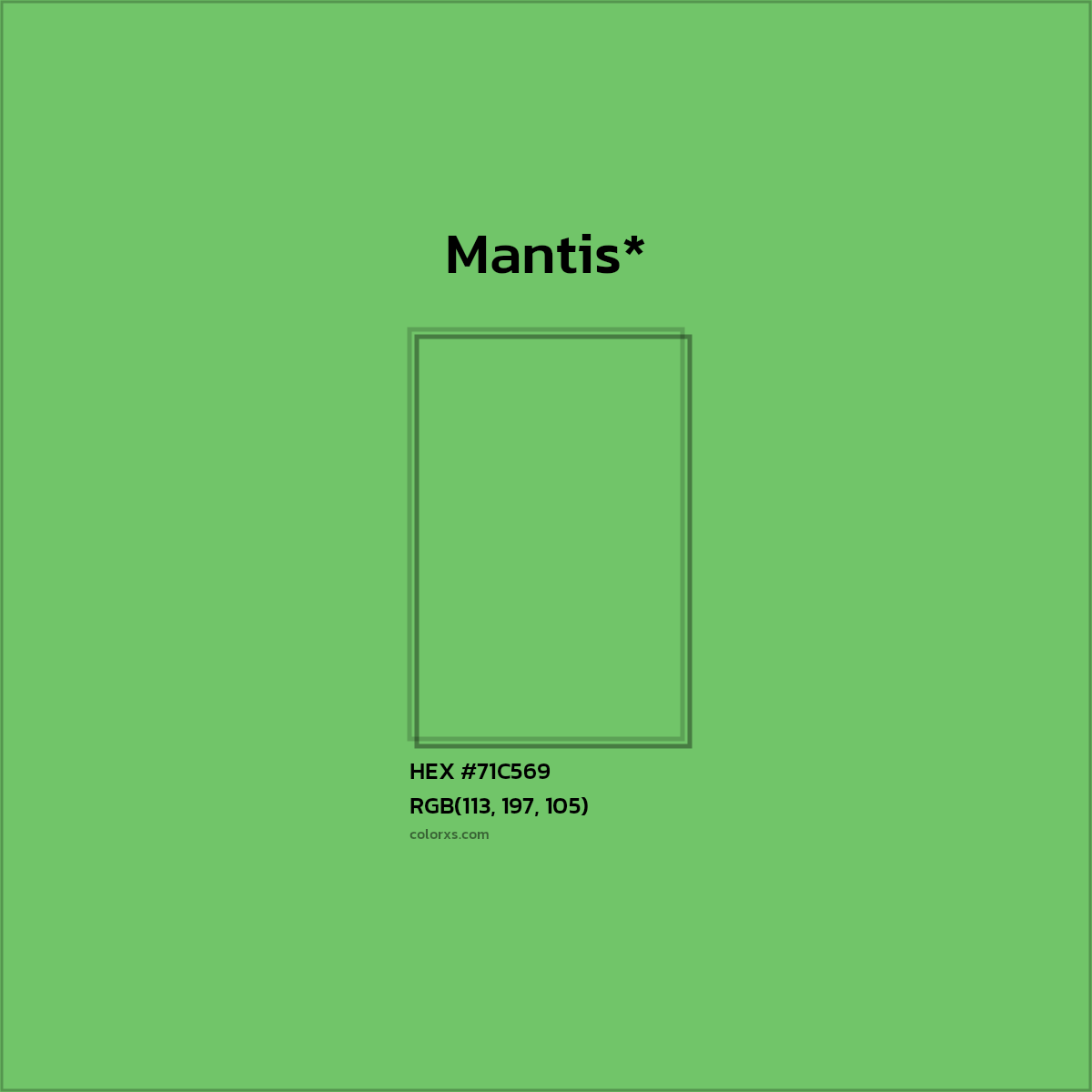 HEX #71C569 Color Name, Color Code, Palettes, Similar Paints, Images