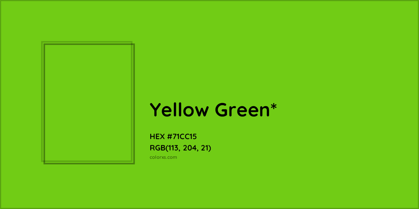 HEX #71CC15 Color Name, Color Code, Palettes, Similar Paints, Images