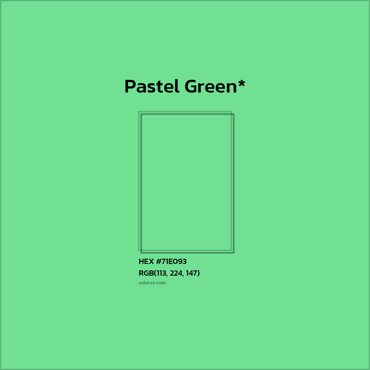 HEX #71E093 Color Name, Color Code, Palettes, Similar Paints, Images