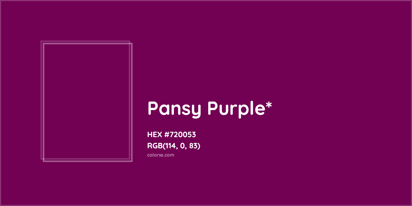 HEX #720053 Color Name, Color Code, Palettes, Similar Paints, Images